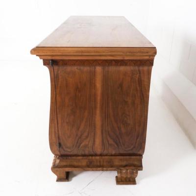 Lyre form Art Deco period sideboard