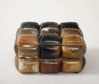 M Cushion Horn Keepsake Box