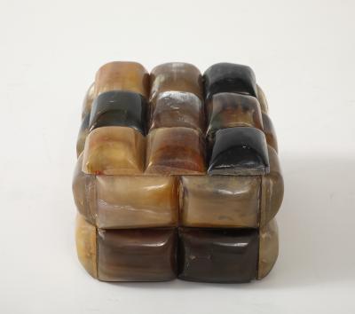 M Cushion Horn Keepsake Box