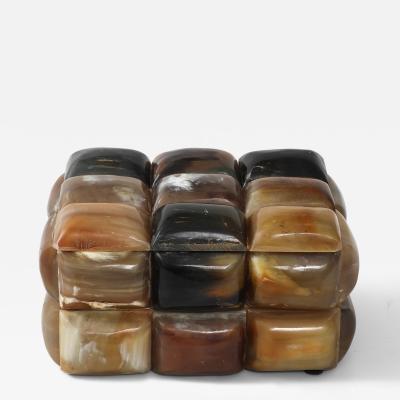 M Cushion Horn Keepsake Box