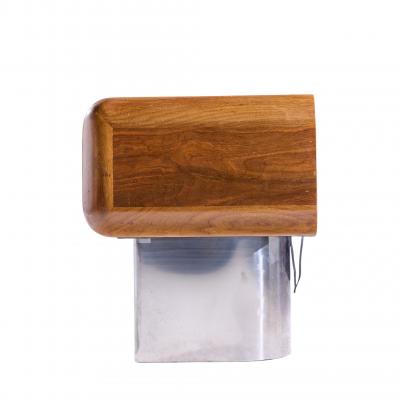 M F Harty M F Harty for Stow Davis Tomorrow Chrome and Walnut Floating Credenza