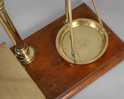 M Fereday Antique Pair of Brass Scales