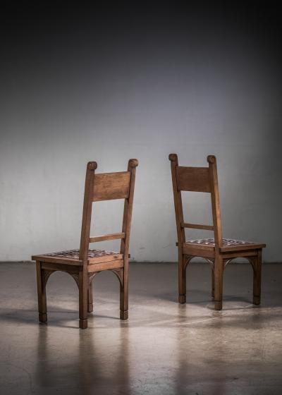 M Jacques Philippe Pair of Jacques Philippe dining chairs