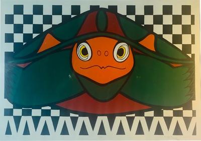 M Reynolds SIGNED POP ART TURTLE LITHOGRAPH