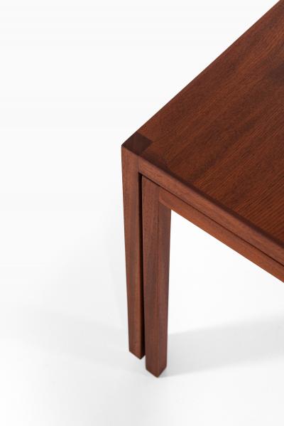 M Ryder Eskild Pontoppidan Nesting Tables Produced by Cabinetmaker Ludvig Pontoppidan