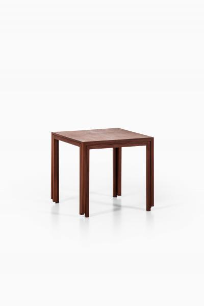 M Ryder Eskild Pontoppidan Nesting Tables Produced by Cabinetmaker Ludvig Pontoppidan