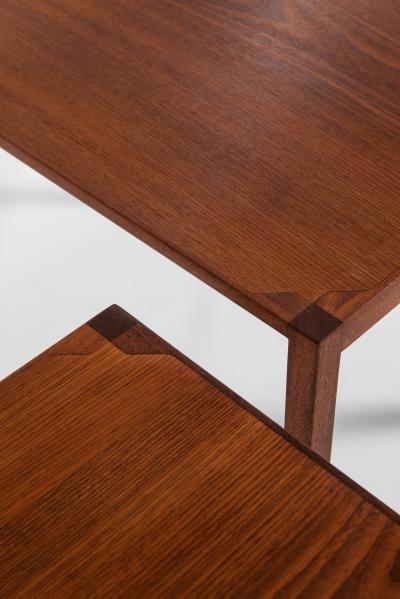 M Ryder Eskild Pontoppidan Nesting Tables Produced by Cabinetmaker Ludvig Pontoppidan