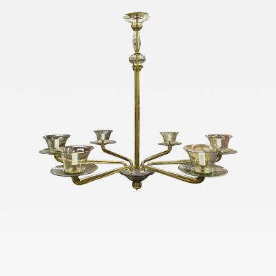 M V M Cappellin Co Large Murano Glass Chandelier In The Manner Of MVM Cappellin