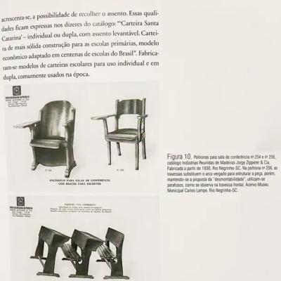 M veis Cimo Brazilian Modern Pair of Auditorium Armchairs in Bentwood Moveis Cimo c 1950s