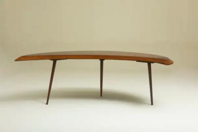 M veis Cimo Half Moon Center Table by CIMO Studio Brazil 1950s