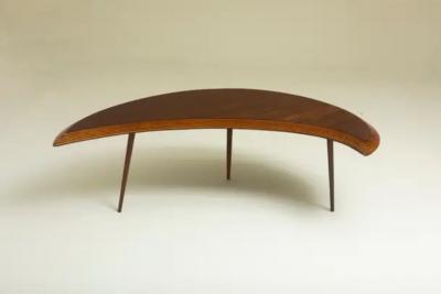 M veis Cimo Half Moon Center Table by CIMO Studio Brazil 1950s