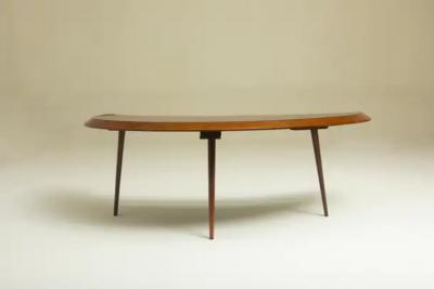 M veis Cimo Half Moon Center Table by CIMO Studio Brazil 1950s
