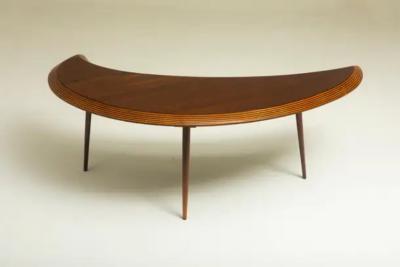 M veis Cimo Half Moon Center Table by CIMO Studio Brazil 1950s