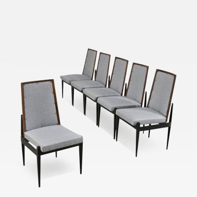 M veis Cimo Untitled Set of 6 Chairs by Moveis Cimo 1960