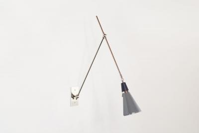 MAGARI Wall Lamp in Nickel