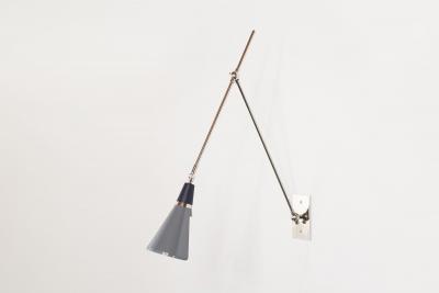 MAGARI Wall Lamp in Nickel