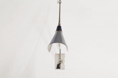 MAGARI Wall Lamp in Nickel