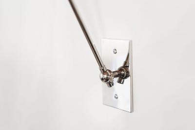 MAGARI Wall Lamp in Nickel