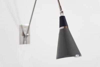 MAGARI Wall Lamp in Nickel
