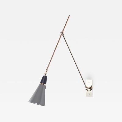 MAGARI Wall Lamp in Nickel