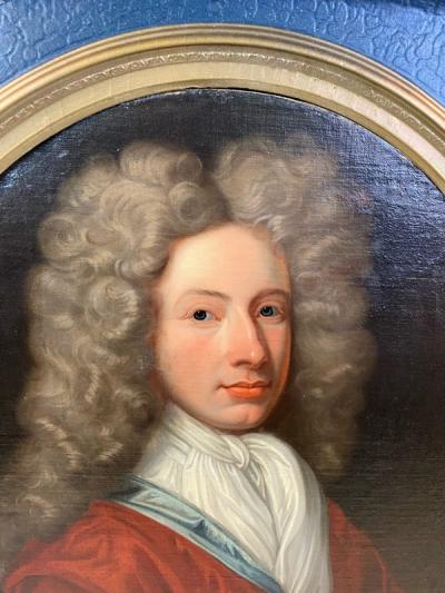 MAGNIFICENT ANTIQUE PORTRAIT OF ARISTOCRAT OIL PAINTING