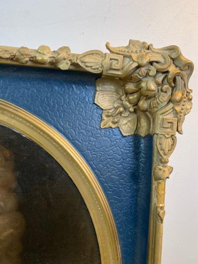 MAGNIFICENT ANTIQUE PORTRAIT OF ARISTOCRAT OIL PAINTING
