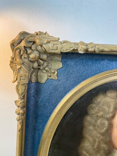 MAGNIFICENT ANTIQUE PORTRAIT OF ARISTOCRAT OIL PAINTING