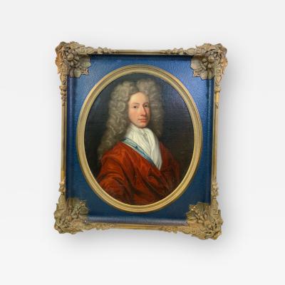 MAGNIFICENT ANTIQUE PORTRAIT OF ARISTOCRAT OIL PAINTING