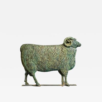 MAGNIFICENT FULL BODIED COTSWOLD RAM WEATHERVANE