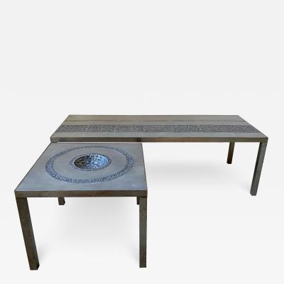 MARC D HAENENS MARC DHAENENS BRUTALIST TABLES