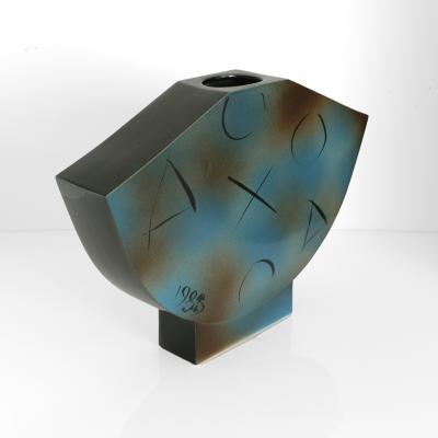 MARGARETA Hennix MARGARETA HENNIX UNIQUE GUSTAVSBERG STUDIO VASE SIGNED 1988