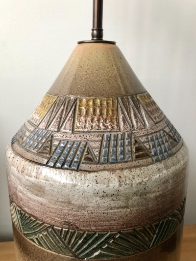 MARIAN ZAWADZKI Large Table lamp by Marian Zawadzki