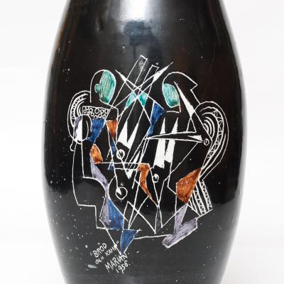 MARIAN ZAWADZKI MARIAN ZAWADZKI TILGMAN KERAMIK SCANDINAVIAN MODERN TALL CERAMIC LAMP