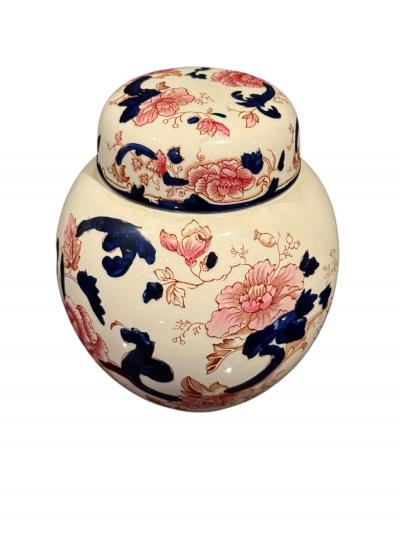 MASONS MANDALAY FLORAL PATTERN GINGER JARS