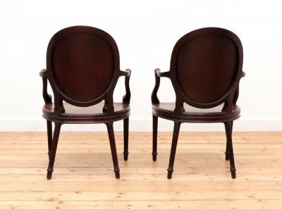 MAYHEW AND INCE PAIR OF CHAIRS ENGLISH CIRCA 1780