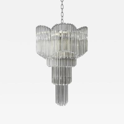 MCM D c Inspired Murano Glass Sputnik Chandelier Quadriedro Spyral Design 