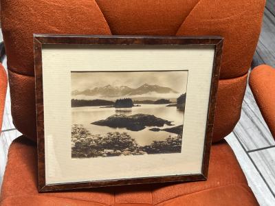MERRILL SITKA ANTIQUE SEPIA TONE PHOTOGRAPH OF ALASKA BY MERRILL SITKA