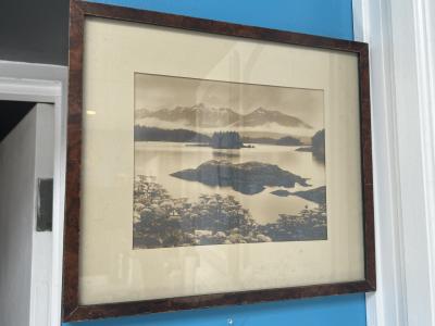 MERRILL SITKA ANTIQUE SEPIA TONE PHOTOGRAPH OF ALASKA BY MERRILL SITKA