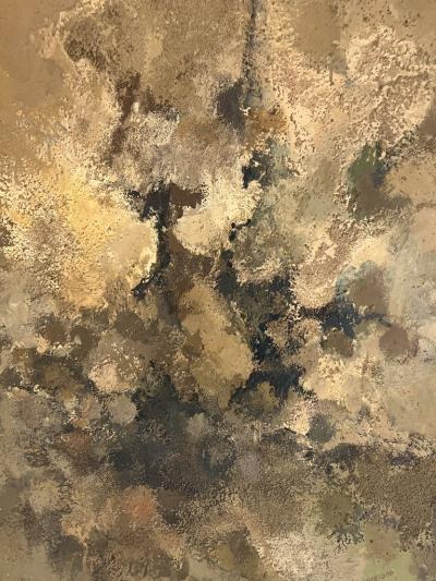 MID CENTURY ABSTRACT EXPRESSIONIST PAINTING