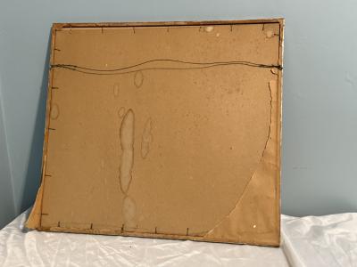 MID CENTURY BLUE MOON LITHOGRAPH 1966 BY DOROTHY SLOANE