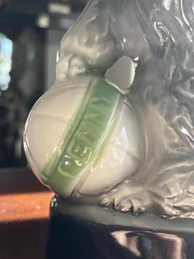 MID CENTURY CERAMIC POODLE DECANTER