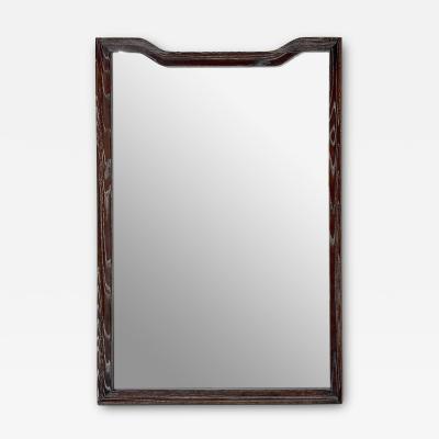 MID CENTURY CERUSED OAK MIRROR