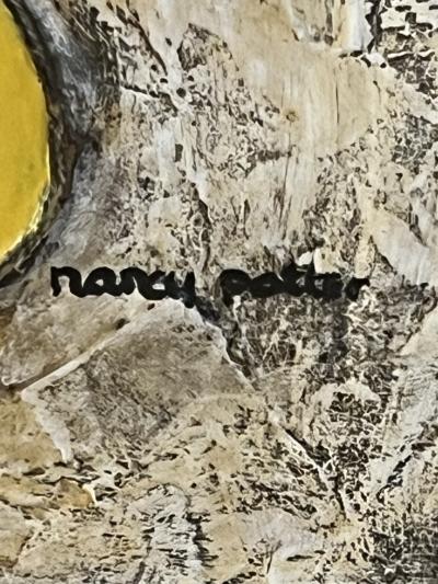 MID CENTURY CREEPY HARLEQUIN PAINTING