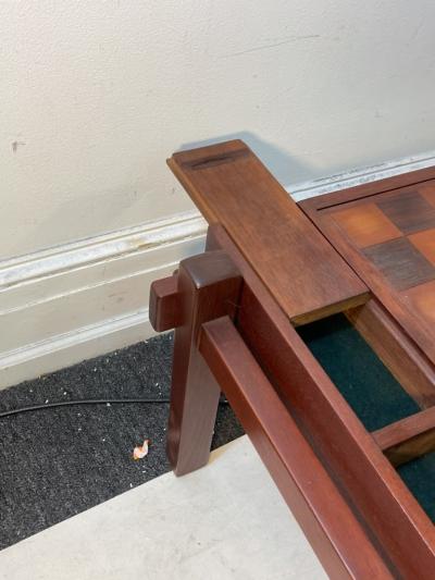 MID CENTURY DANISH MODERN CHESS GAME TABLE