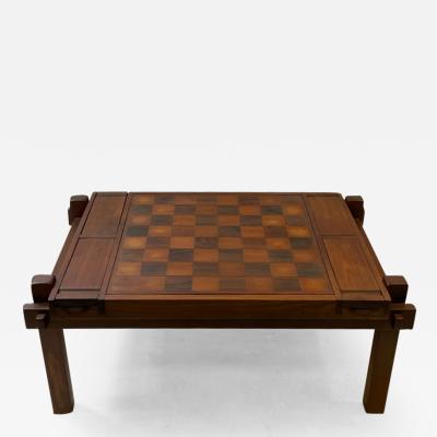 MID CENTURY DANISH MODERN CHESS GAME TABLE