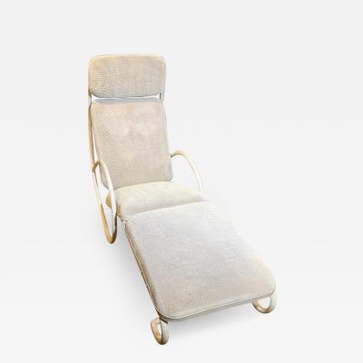 MID CENTURY GARDEN ROCKING CHAISE LONGUE