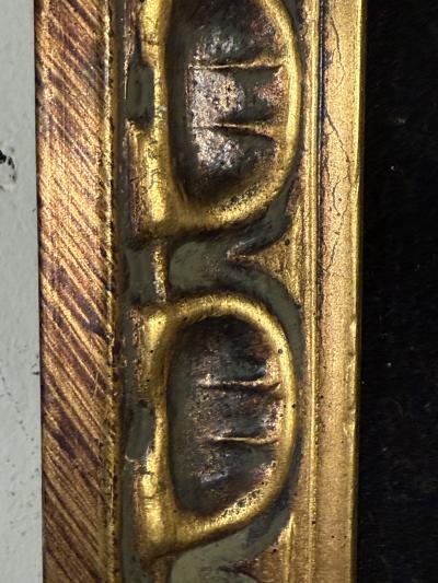 MID CENTURY HIPPY CLOWN WITH GUITAR PAINTING