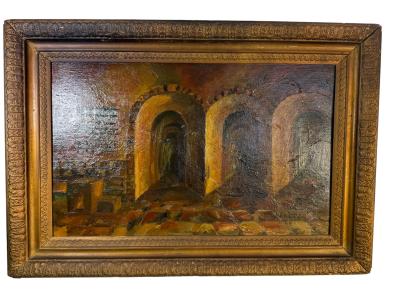 MID CENTURY ITALIAN ARCHES SIGNED WALTERS 64
