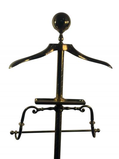 MID CENTURY ITALIAN BRASS CLOTHING VALET