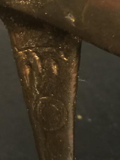 MID CENTURY MODERN GILT BRONZE FEMALE GLADIATOR SCULPTURE